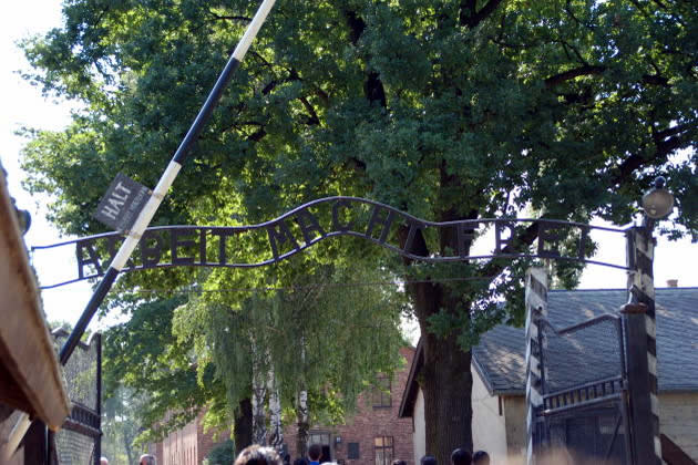 Entrada campo de concentración de Auschwitz