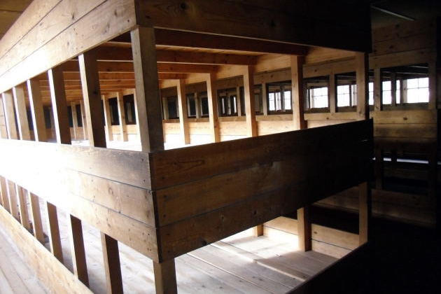 Interior de un barracón (reconstruido)