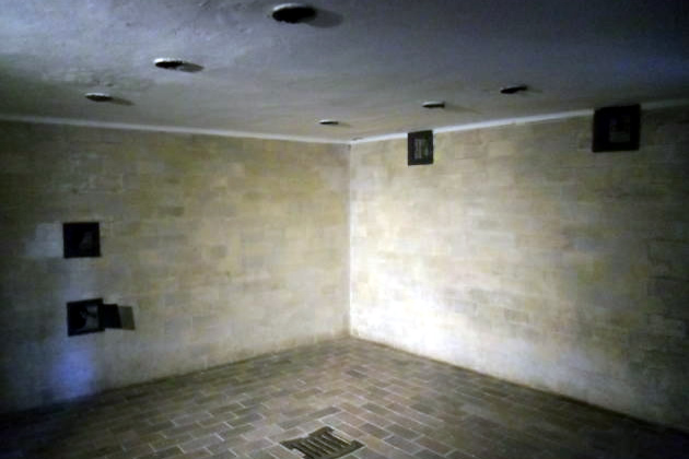 Interior de la cámara de gas