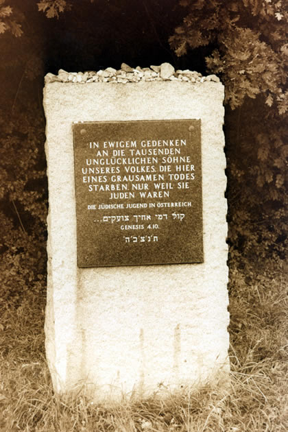Monumento memorial por los judíos austríacos muertos