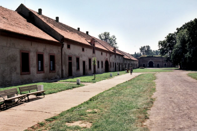 Zona de viviendas de la guarnición SS