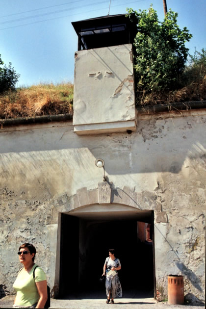 Torre de vigilancia de los bloques de celdas